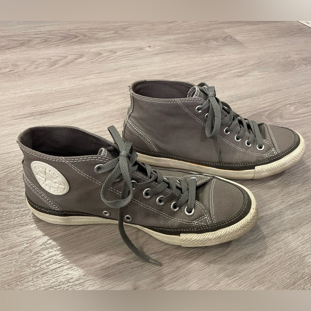 Converse Gray High-Top Sneakers